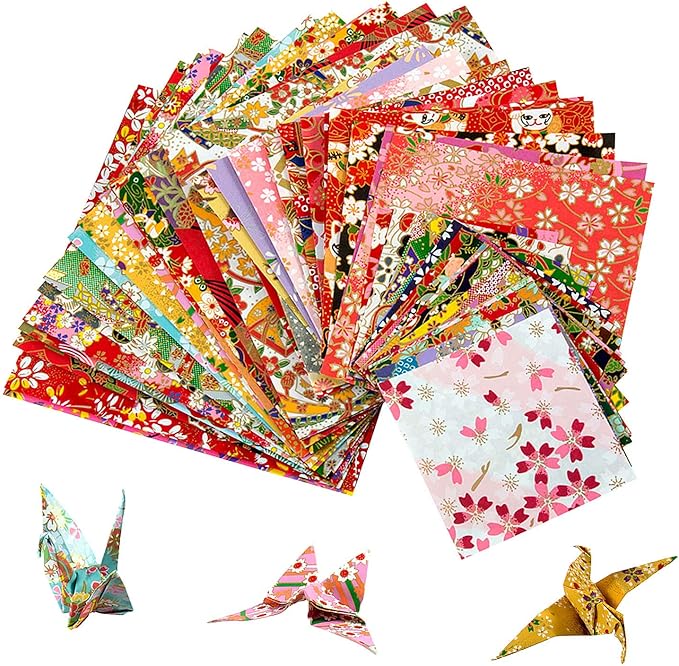 Origami Paper Set MOOKLIN ROAM 60 Sheets Origami Paper Square Pattern