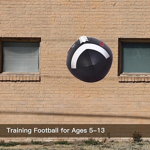 Miniatura 7 de PassCatch - Fútbol de entrenamiento, equipo de entrenamiento de fútbol de cuero compuesto, tamaño para niñosjóvenes (edades 7-13) y tamaño oficial