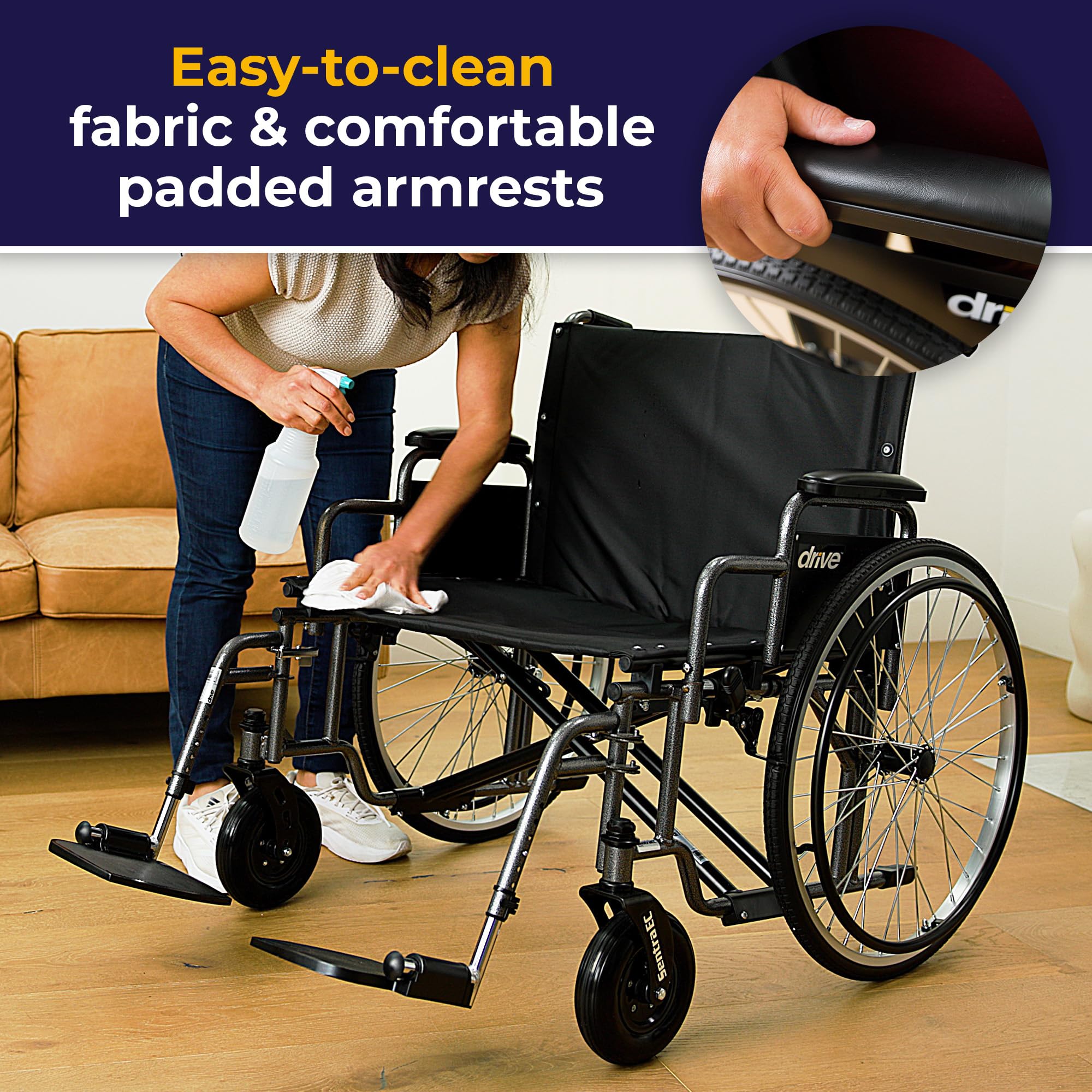 Amazon.com: Drive Medical STD26ECDDA Bariatric Sentra EC Heavy