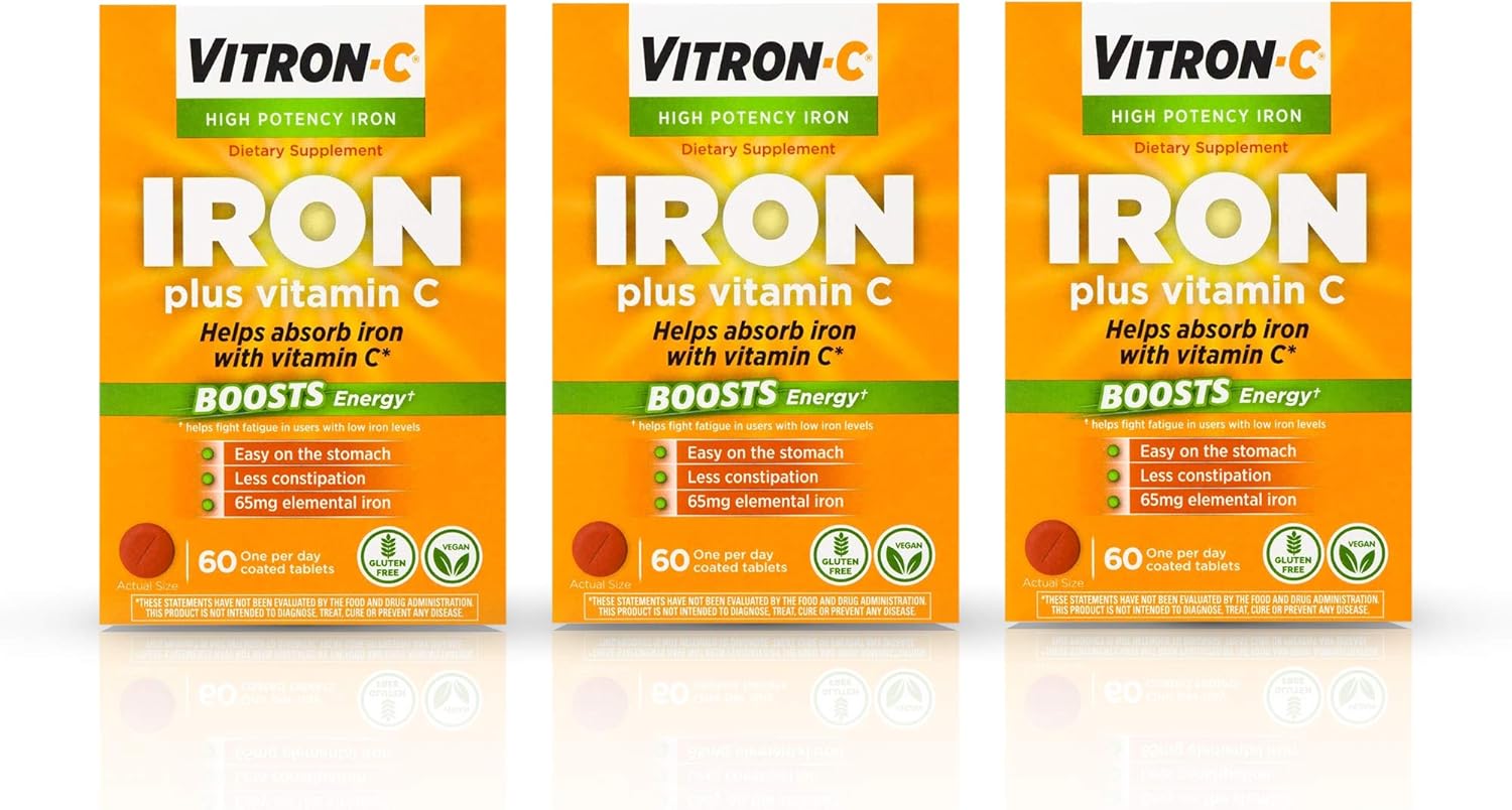 VitronC Coated Tablets 60 Tablets (Pack of 3) Health & Household