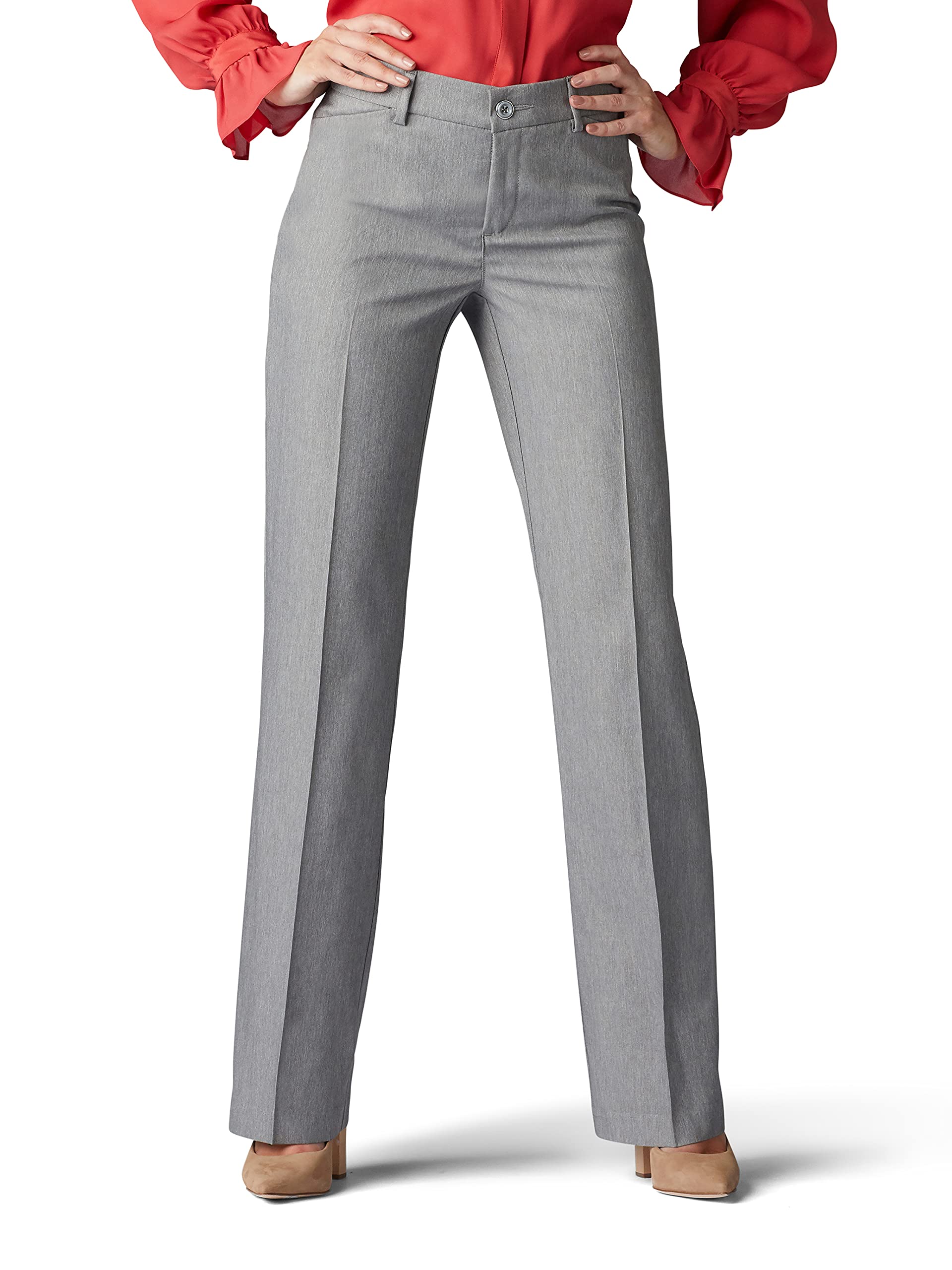 Lee Women's Flex Motion Regular Fit Trouser Pant Pants