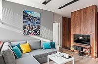 Vista 134 de SpiritualHands Póster de Lionel Messi, lienzo artístico de pared de Messi Argentina, carteles de fútbol de Leo Messi para dormitorio de niños