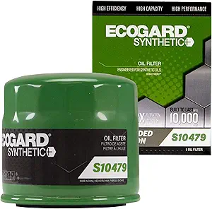 ECOGARD S10479 Synthetic+ Spin-On Engine Oil Filter