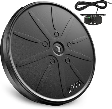 Junsun 800W Powered 12" Spare Tire Car Subwoofer with Built-in Amp & Remote - Anti-Theft Hidden Design, Deep Bass, Easy Plug & Play Install for Most Vehicles Includes Wire Kit