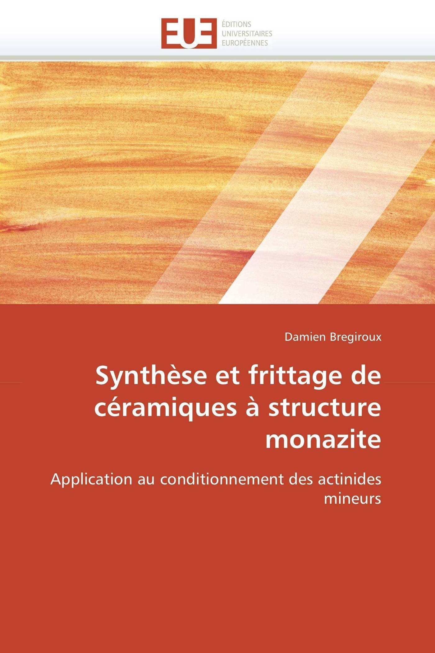 Synthèse et frittage de céramiques à structure monazite: Application au conditionnement des actinides mineurs (Omn.Univ.Europ.)
