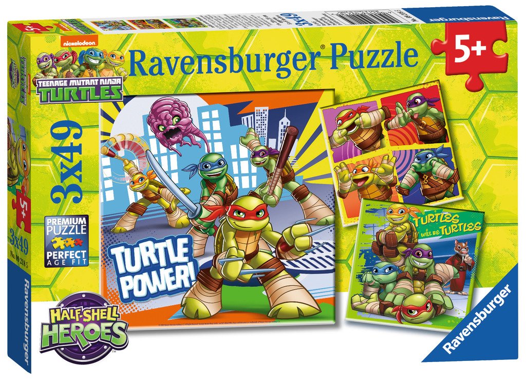 Ravensburger Teenage Mutant Ninja Turtles Half Shell Heroes 3x