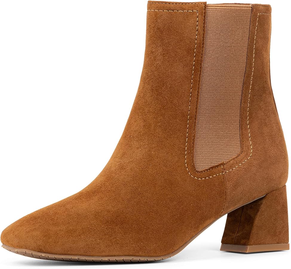 Amazon.com | NYDJ Womens SCOOTER Suede Bootie, Cognac, Size 6.5 | Ankle &  Bootie