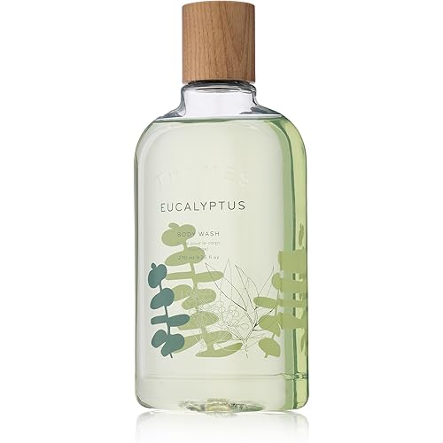 Thymes Body Wash Gold Pump - 9.25 Fl Oz - Eucalyptus