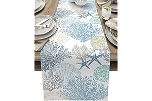 Stunning Beach Table Runner for a Coastal Ambiance