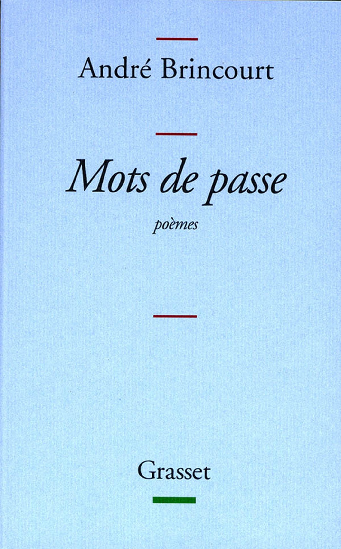 Mots de passe (French Edition)