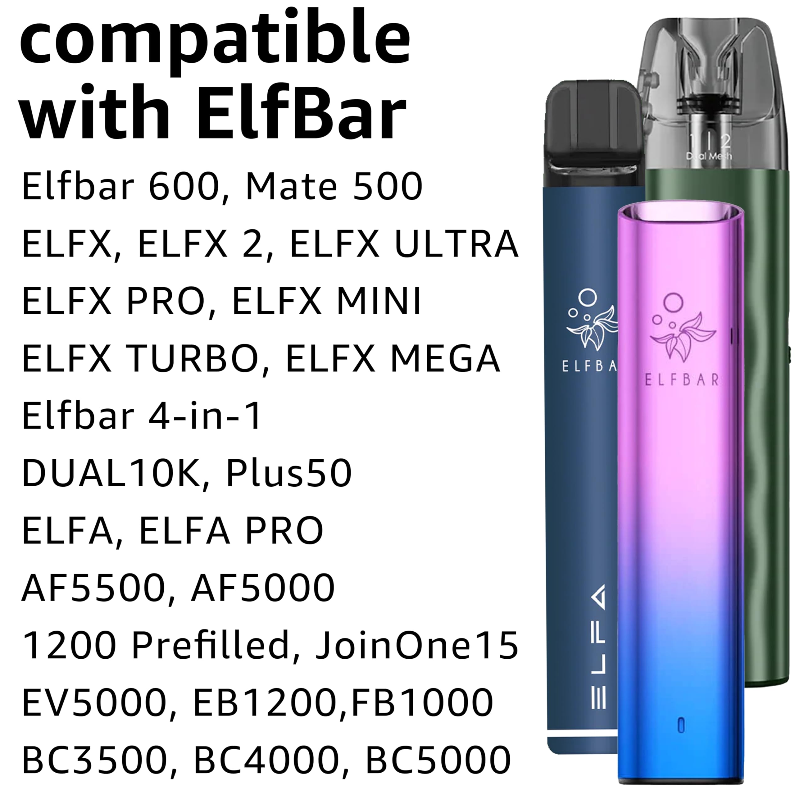 elfbar elfa charging time SPARKED USB C Vape Charger Cable for Elf Bar Wire for PRO, ELFX Pod Kit Type-No coil elfbar Flavour:Pink Lemonade ELFBAR Leerpods Auslaufsicher |