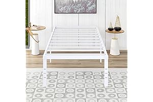 alazyhome Twin XL Heavy Duty Noise-Free Metal Platform Bed Frame