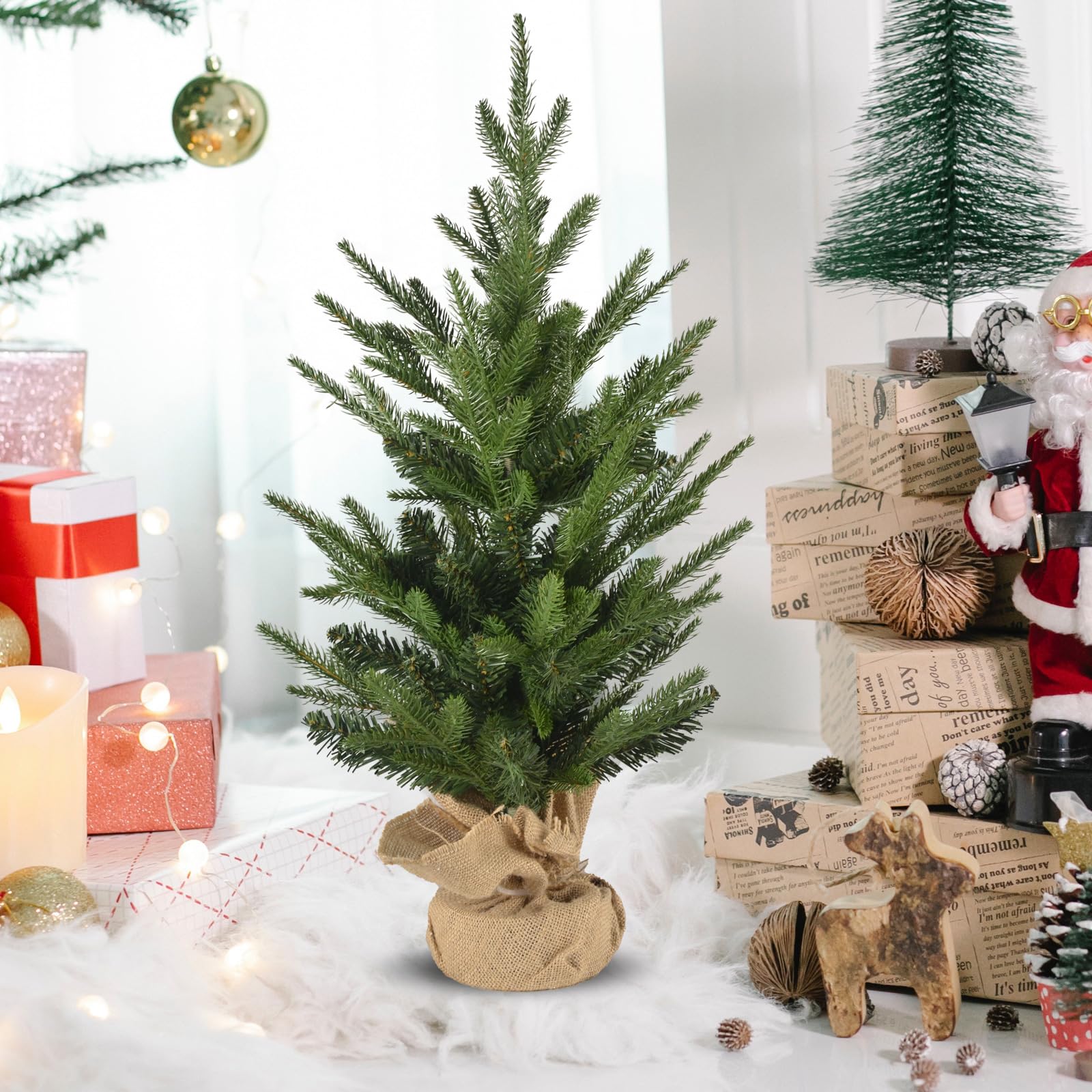 Mayhihi 2.5FT Christmas Tree, Premium Xmas Tree with 302
