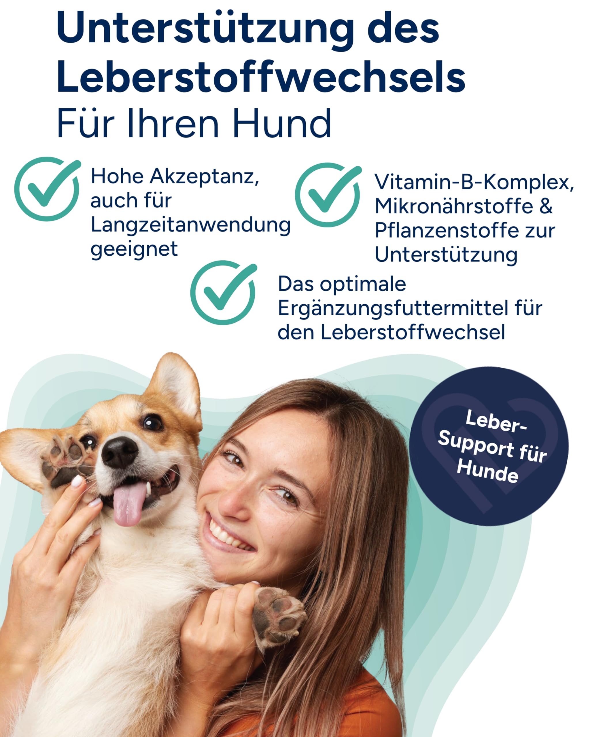 NutriLabs Rascave Hepar Forte Tabletten für Hunde 90 Stück - Mit Vitamin-B-Komplex & pflanzlichen Inhaltsstoffen - Unterstützt Leberfunktion, Stoffwechsel & Regeneration - Nahrungsergänzung für Hunde