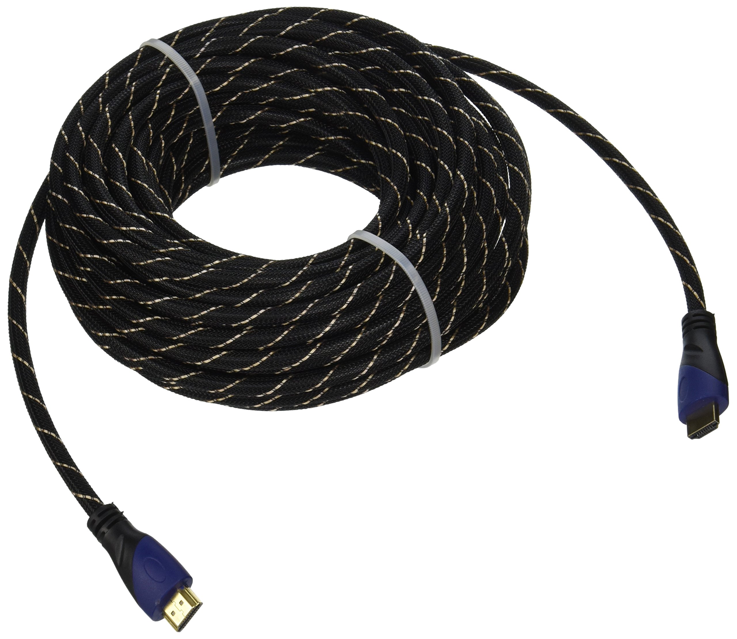 Satmaximum - PREMIUM 50FT Gold Plated HDMI Cable , 3D Certified for TV DVD PS3 BLURAY XBOX HDTV