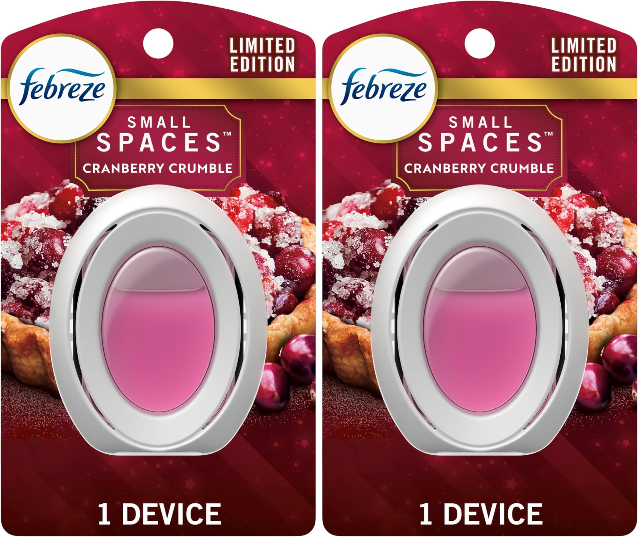 Febreze Small Spaces Cranberry Tart (Pack of 2)