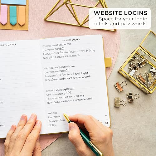 Miniatura 5 de Clever Fox Libreta de direcciones con pestañas alfabéticas - Teléfono de piel sintética y libreta de direcciones para mantener los contactos