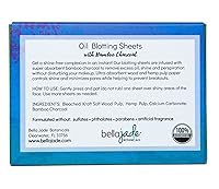 Vista 4 de Hojas de papel secante de aceite – Absorbe instantáneamente el exceso de aceite y brillo de la cara sin manchar el maquillaje – Tamaño grande, 200