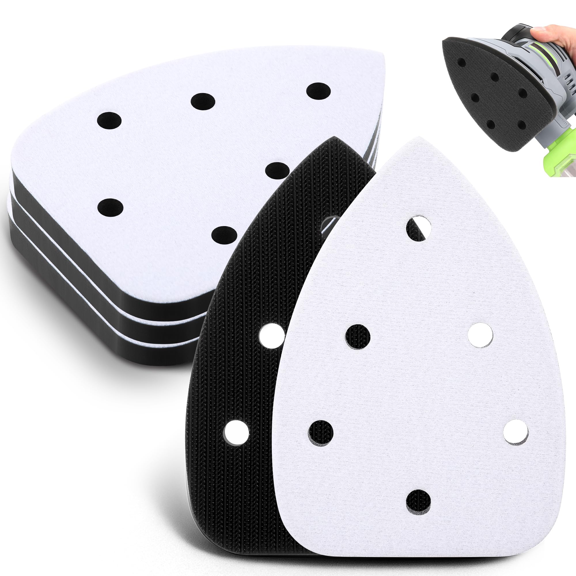 Ryobi Sanding Pads - 8 Foam Backing Pads -8
