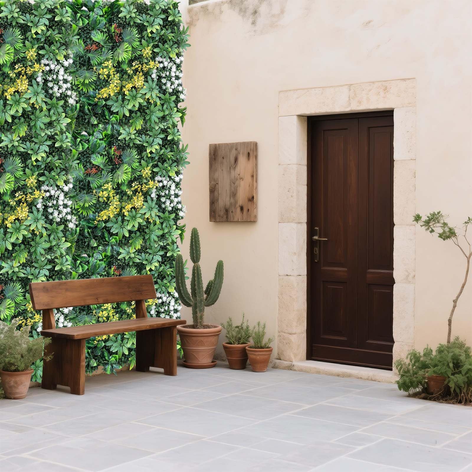Amazon.de: 6 Stck Knstliche Hecke Pflanzenwand 50 x 50 Cm, Kunstpflanzen  zur Wandmontage, Wandgarten Green Wall Sichtschutz, Knstliche Pflanzen ...