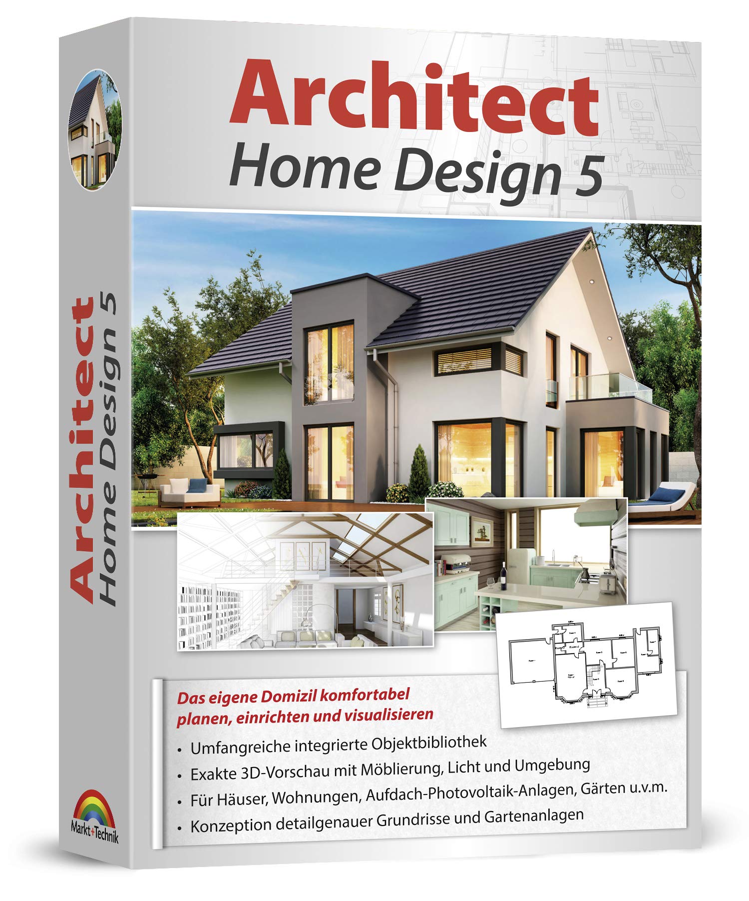 Architect Home Design 5 - für die Architektur, Haus, Wohnplaner, Garten für Windows 10, 8.1, 7