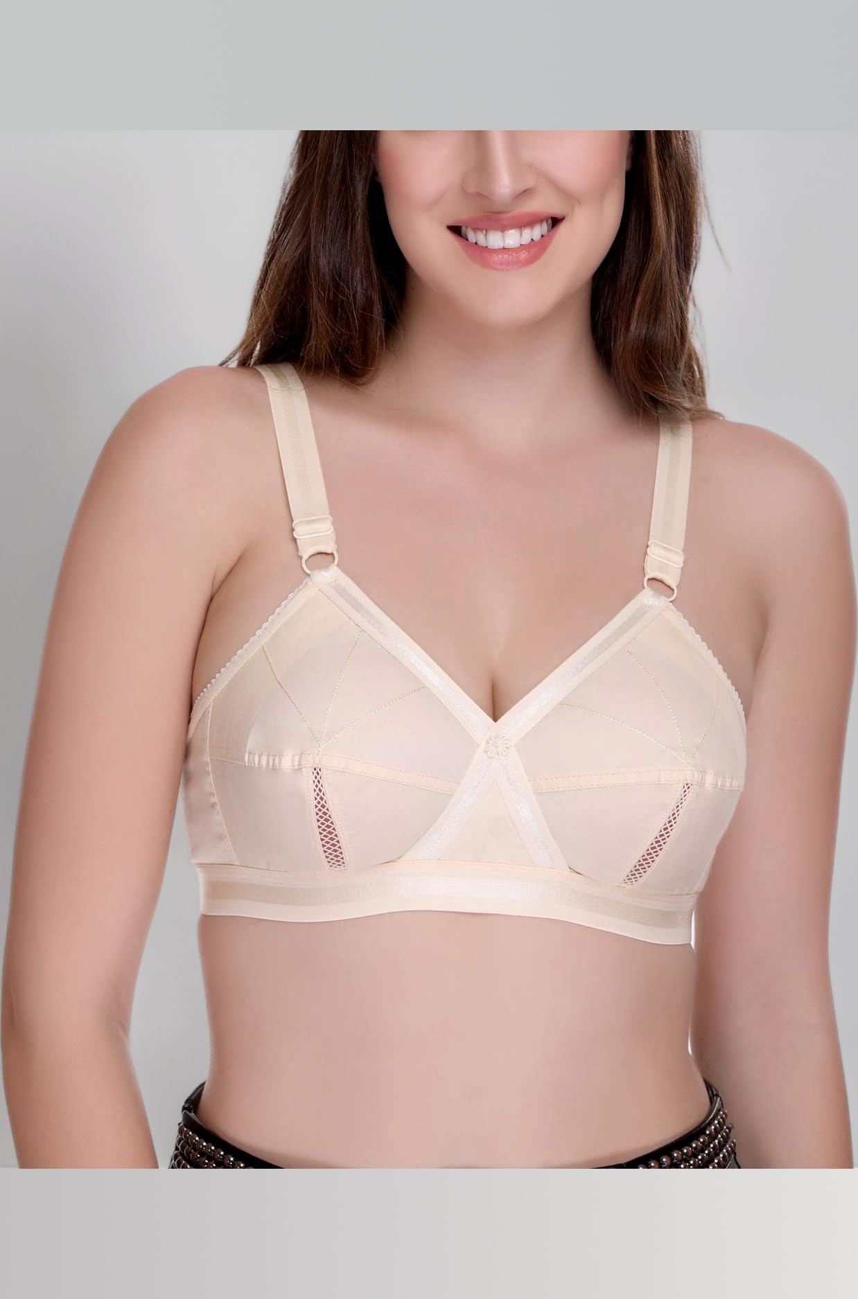 Perfecto Plus Size Cotton Bra for Woman Full Coverage Pack of 1