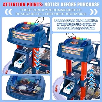 ☆ Garage Show Car Item Tongshengju Modern Garage Repair Car Building Blocks Set For