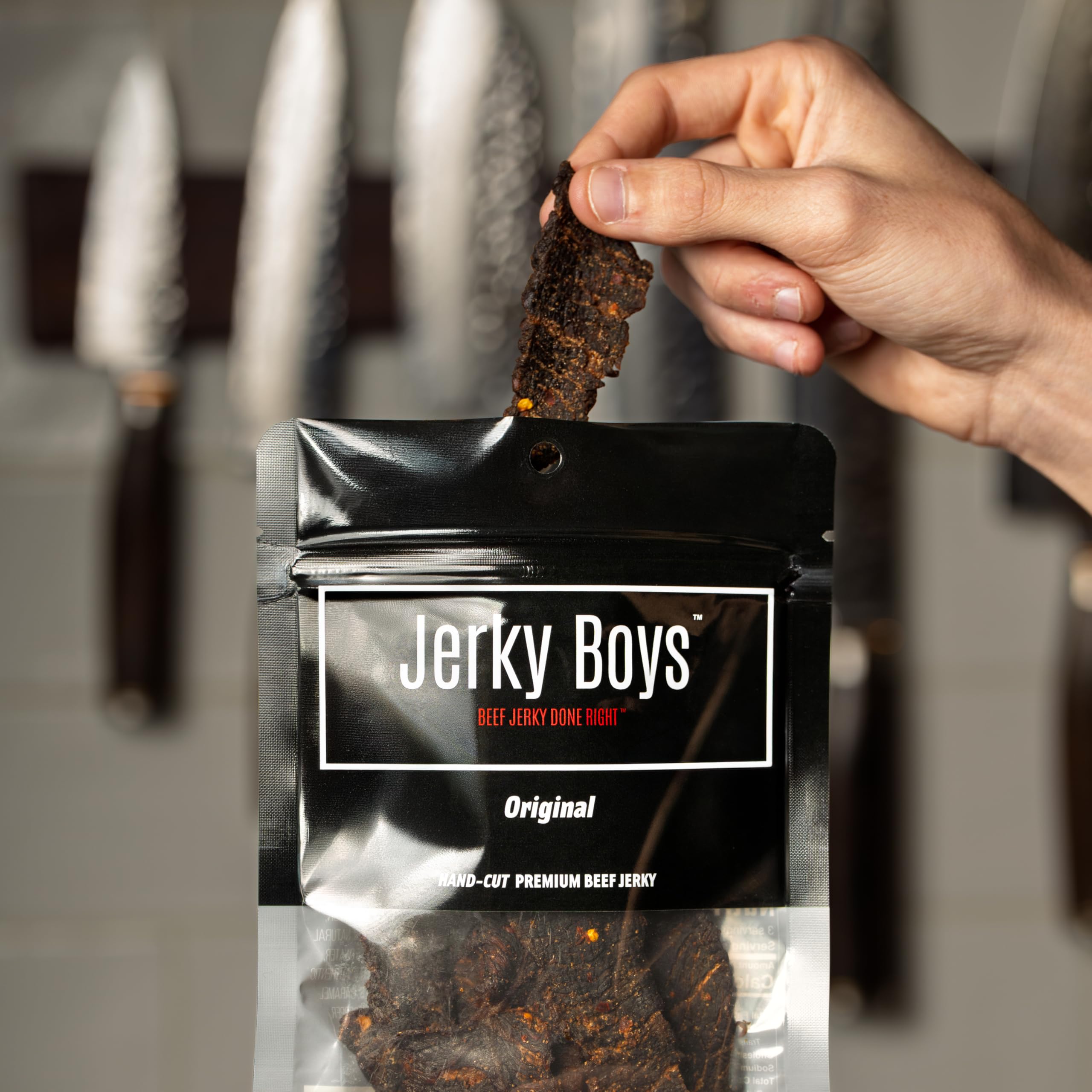 tobacco beef jerky BULL SHAKE CHEW Made in small batches with a medium COSMO'S SNACK SHACK Real Meat