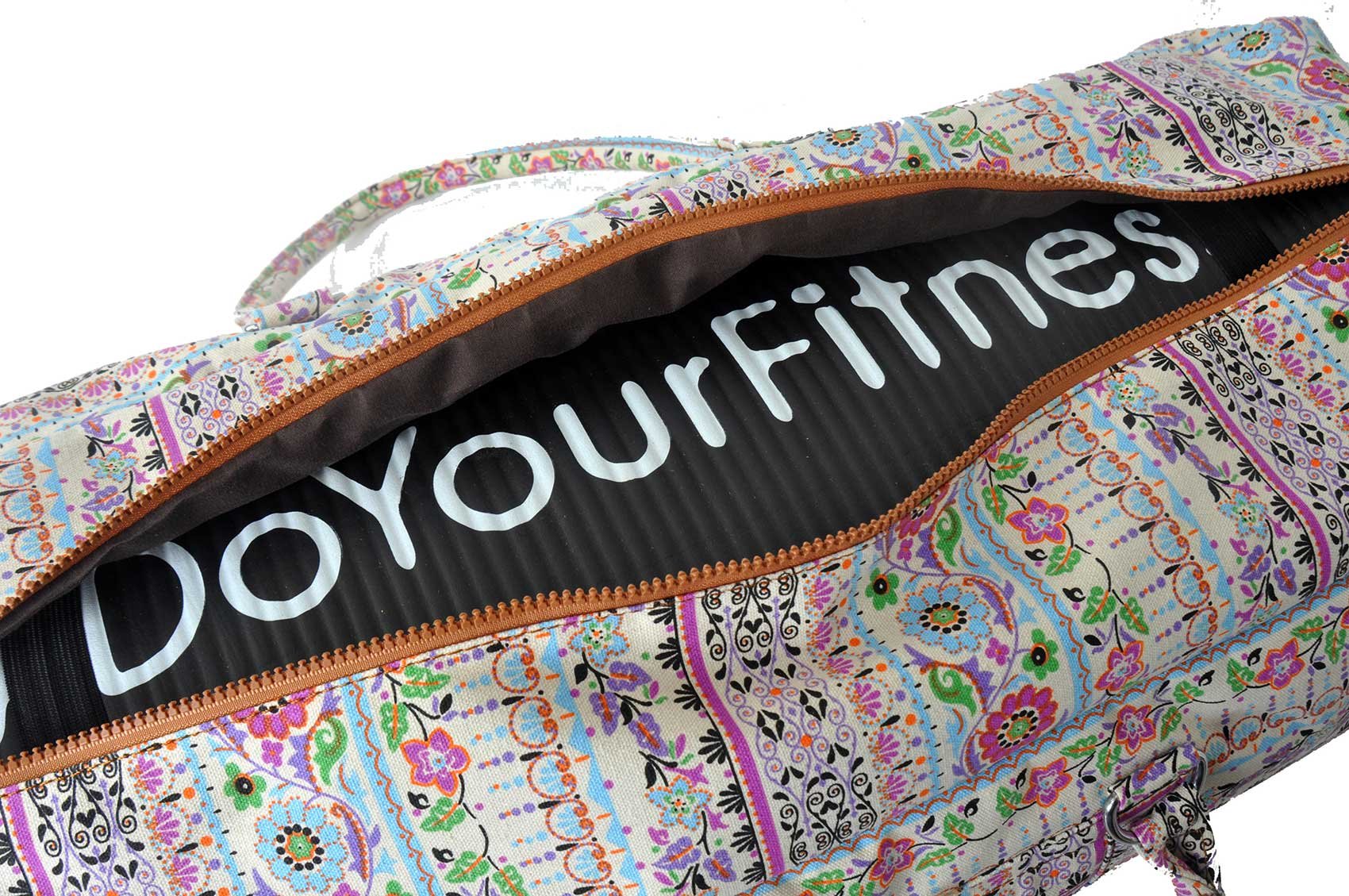 Sac De Yoga DoYourYoga Sumantra – Toile Coton 100%, 3 Poches, Bandoulière Réglable, Pour Tapis 190x100 Cm, Lavable 40°
