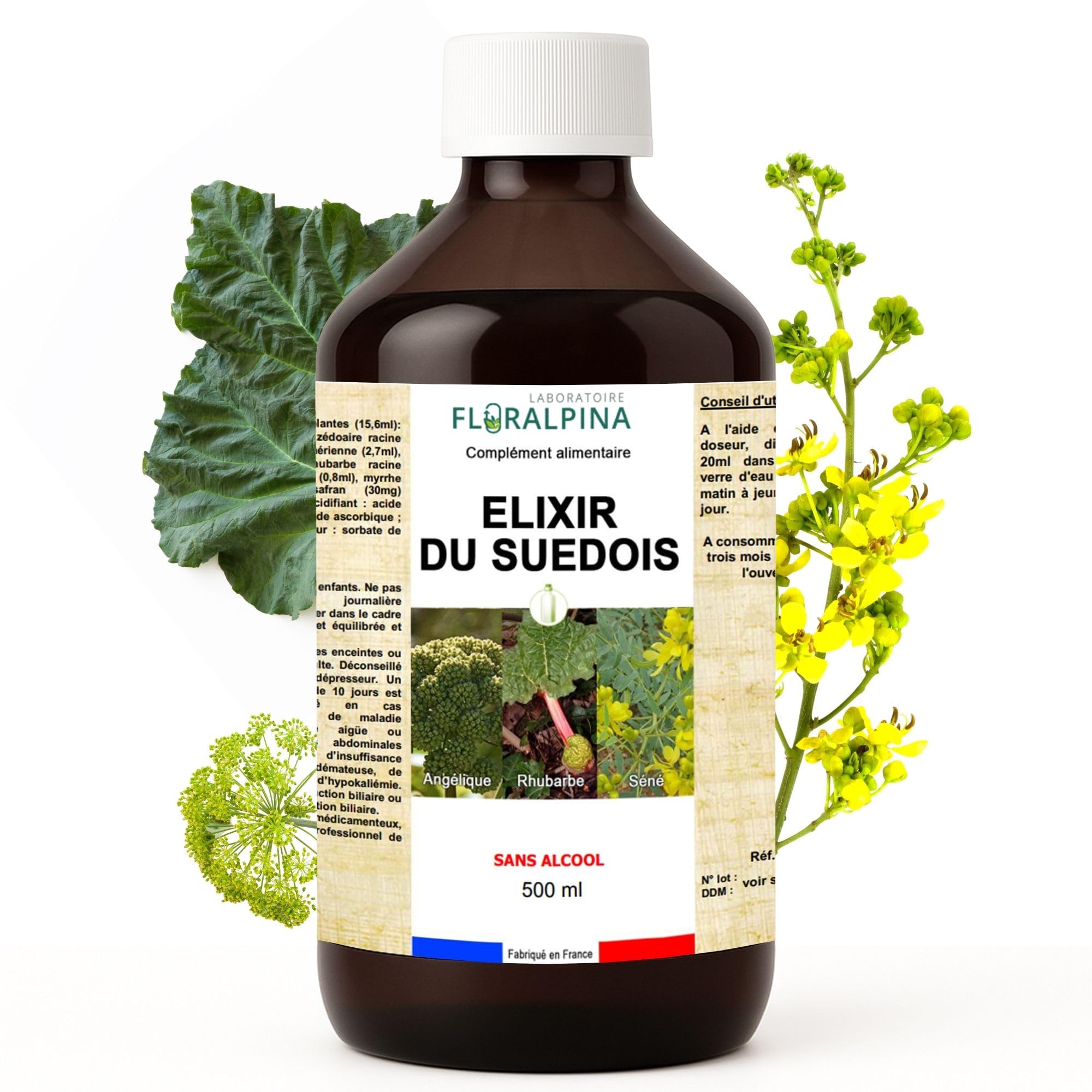 Elixir du suédois Maria Treben 500ml - Recette originale de Maria Treben - Fabrication Française
