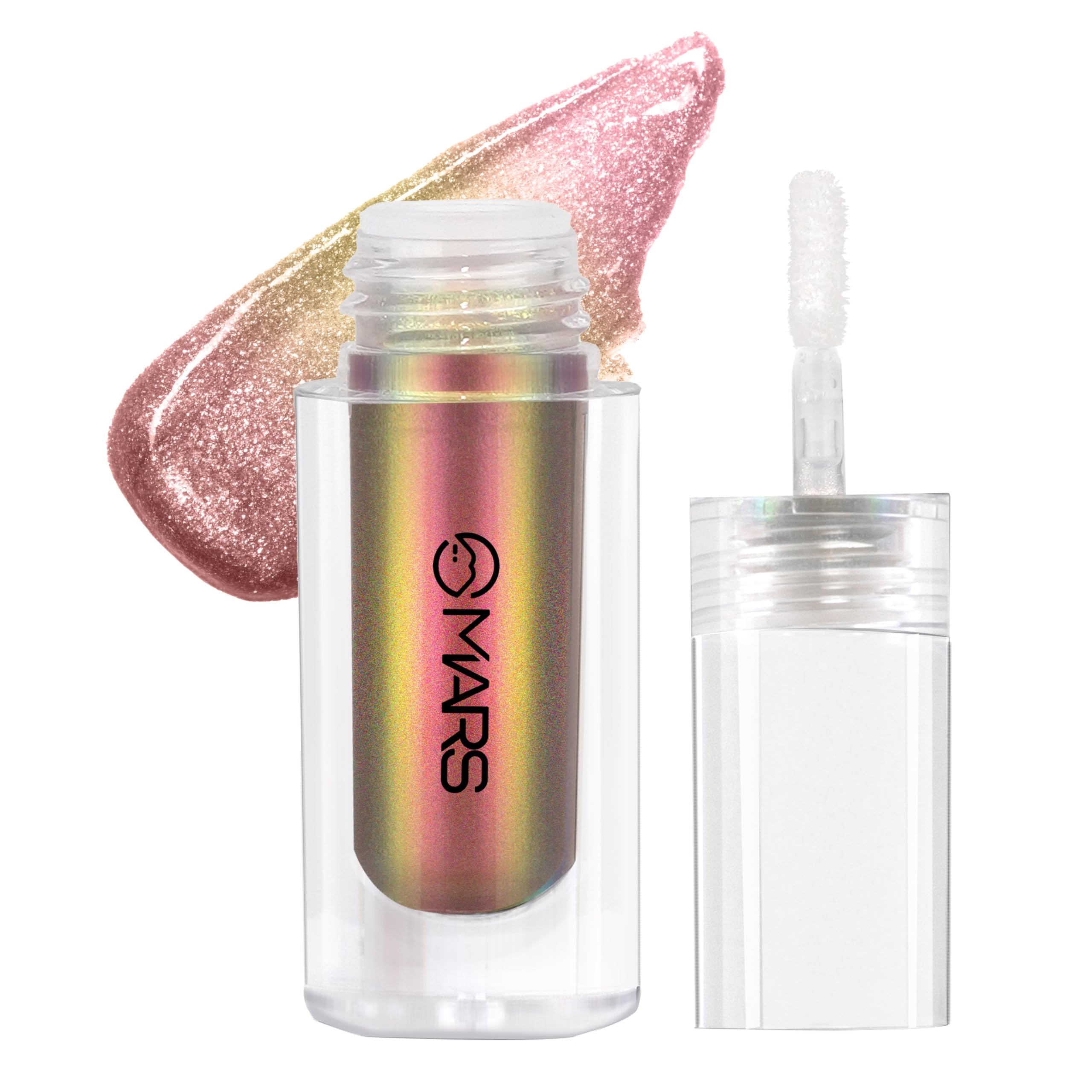 Northern Lights Liquid Eyeshadow With Dual-Tone Chrome Effect | Liquid Shimmer | One Swipe Pigmentation | Smudge Proof | Light Weight Formula (1.8ml) (05-Greenlandic Gleam)