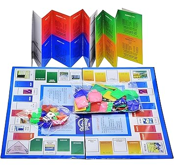 Business India Board Game 2-6 Players Strategic Money & Assets Games Board Game Accessories Board Game