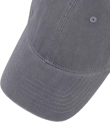 Miniatura 3 de HH HOFNEN Gorra de béisbol de algodón lavado para hombre y mujer, estilo clásico, ajustable, de perfil bajo, sombrero para papá