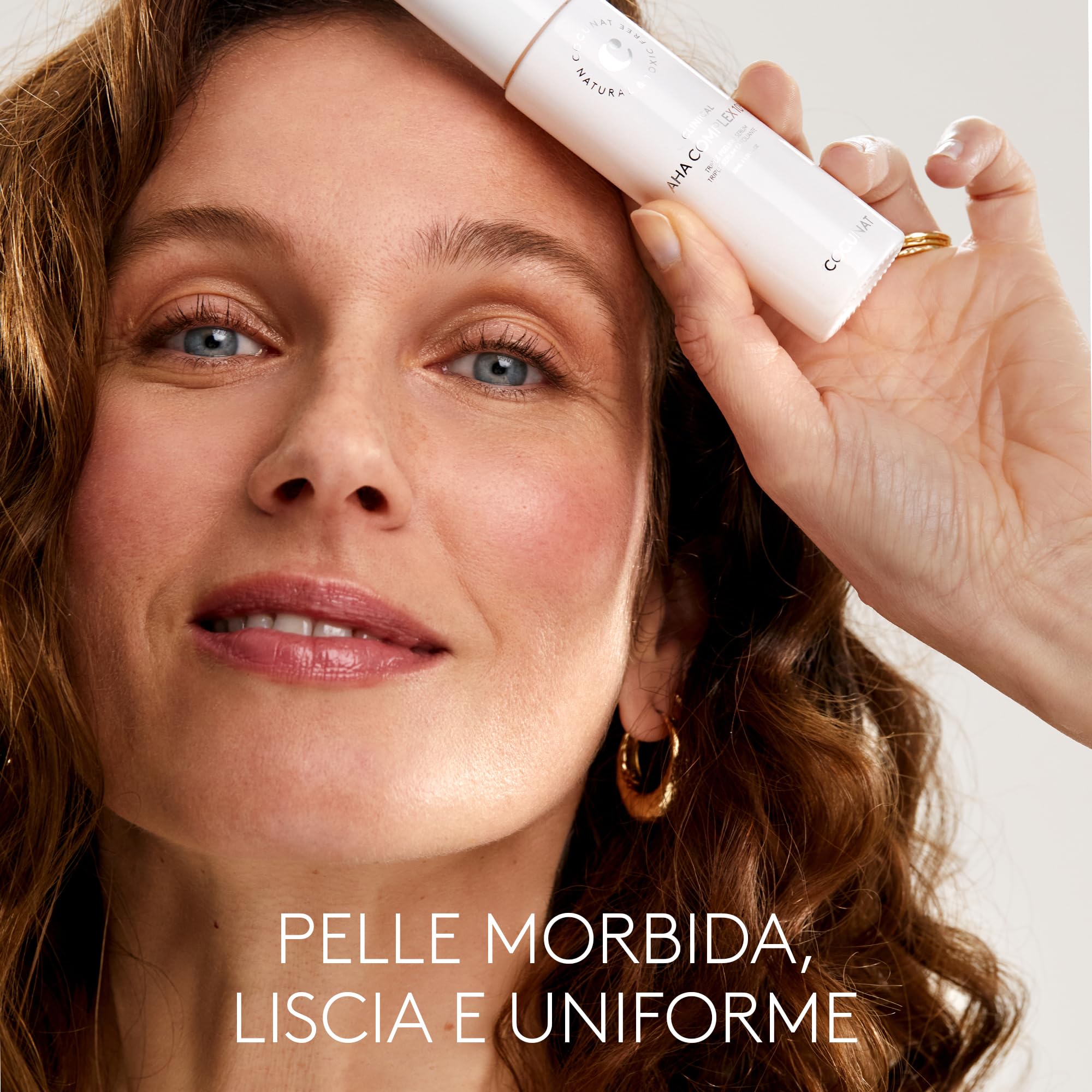 COCUNAT Triplo Siero Esfoliante AHA COMPLEX 10% Peeling Anti-Età 30ml | Peeling viso quotidiano con Acidi Glicolico, Mandelico e Lattico. Rinnova la pelle, riduce rughe e macchie.