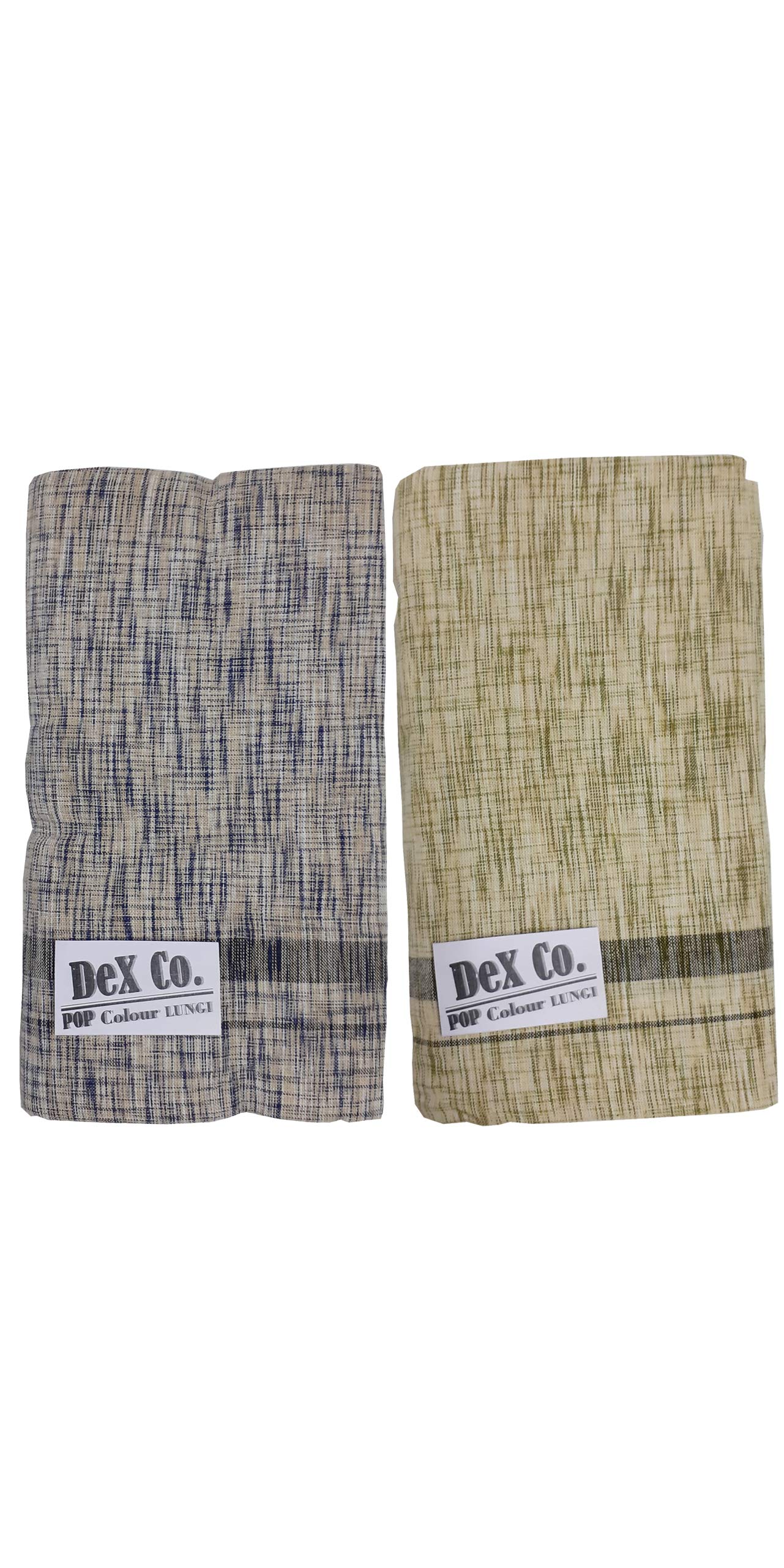 dex co. COTTON Men's POP Color Lungi (Pack of 2) (Made Of Pure Cotton/Skin Friendly)-picture-20