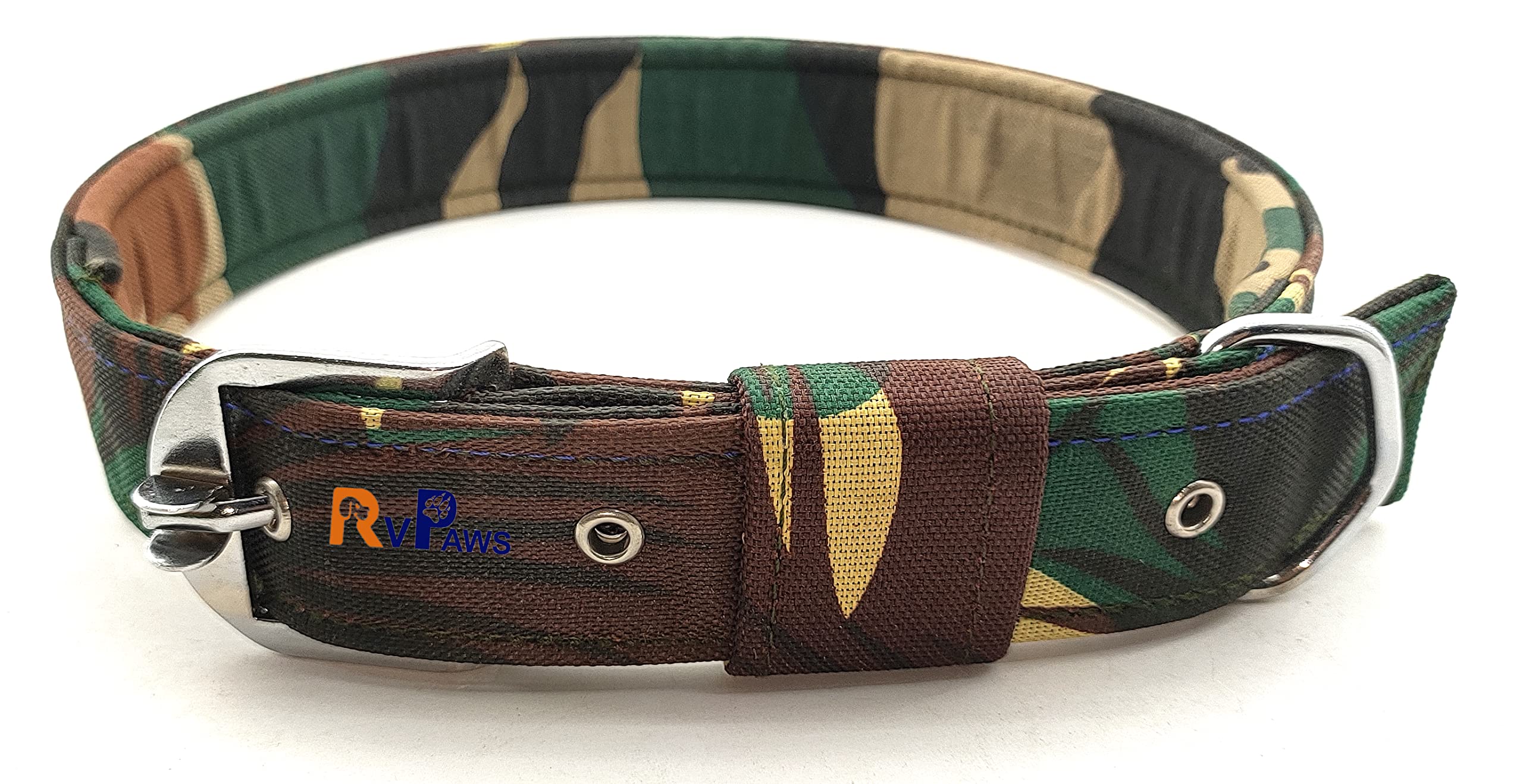 See full amazon price history chart for RvPaws Dog Belt Army Print Padded Dog Collar Neck Belt for Dogs, Military Dog Collar, Comfortable Dog Belt Thickness 1.25 Inch (X-Large Size) (Length Adjust 53Cm-66CM) RvPaws Dog Belt Army Print Padded Dog Collar Neck Belt for Dogs, Military Dog Collar, Comfortable Dog Belt Thickness 1.25 Inch (X-Large Size) (Length Adjust 53Cm-66CM) (B0BM5S5F47) Amazon Price History, Amazon Price Tracker