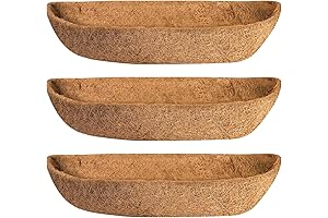 36-Inch Coir Liners for Planters and Hanging Baskets
