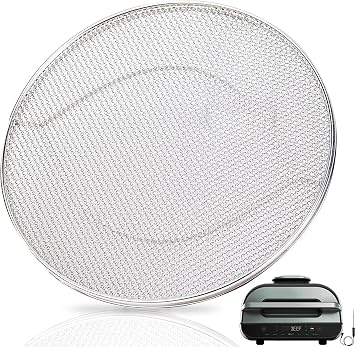 Replacement Splatter Shield for Ninja FG551 Foodi,Stainless Steel Fine Mesh Splatter Screen for Ninja Foodi Smart XL 6-in-1 Indoor Grill Air Fryer