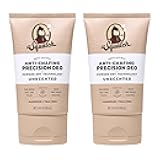 Precision Deo Dry Lotion - No Mess Body Powder Lotion for Men - Made With Natural Ingredients - 2 Pack Unscented