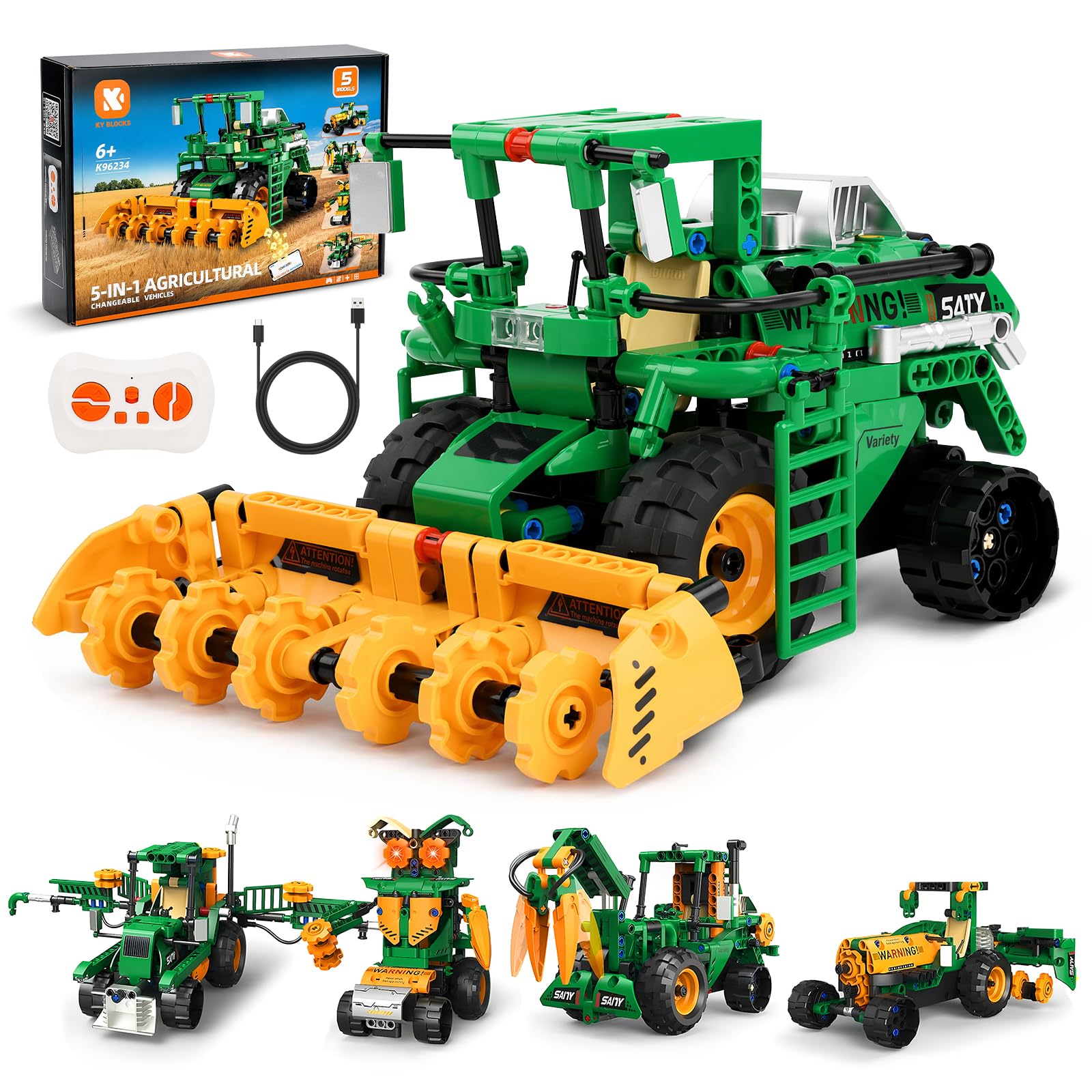 Technic Robot para Niños de 6 a 12 Años, 5 en 1 Kit de construcción de Robots programable Avec Application et Télécommande, Regalo Creativo Educativo para Niños Y Niñas De 6+ Años