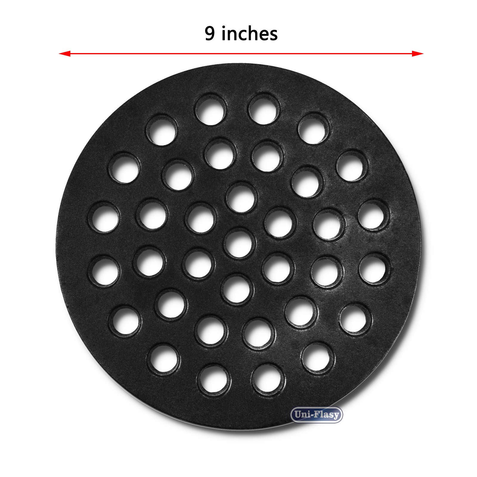 Buy Uniflasy Round cast Iron fire Grate, 9inch BBQ high Heat Charcoal