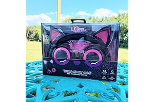 Wired Pink LED Cat Ear Headphones: Meow-tastic Audio Adventure
