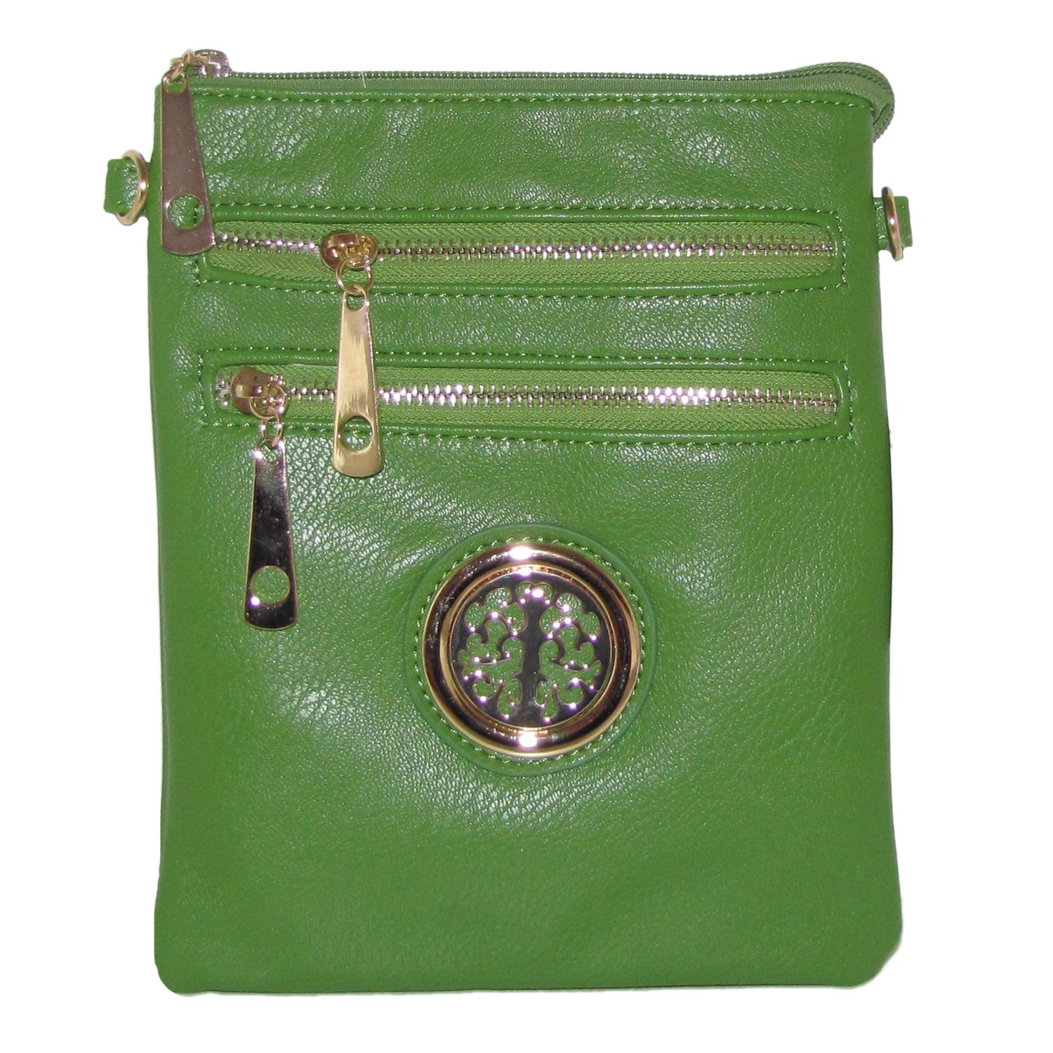 Zippered Crossbody Handbag