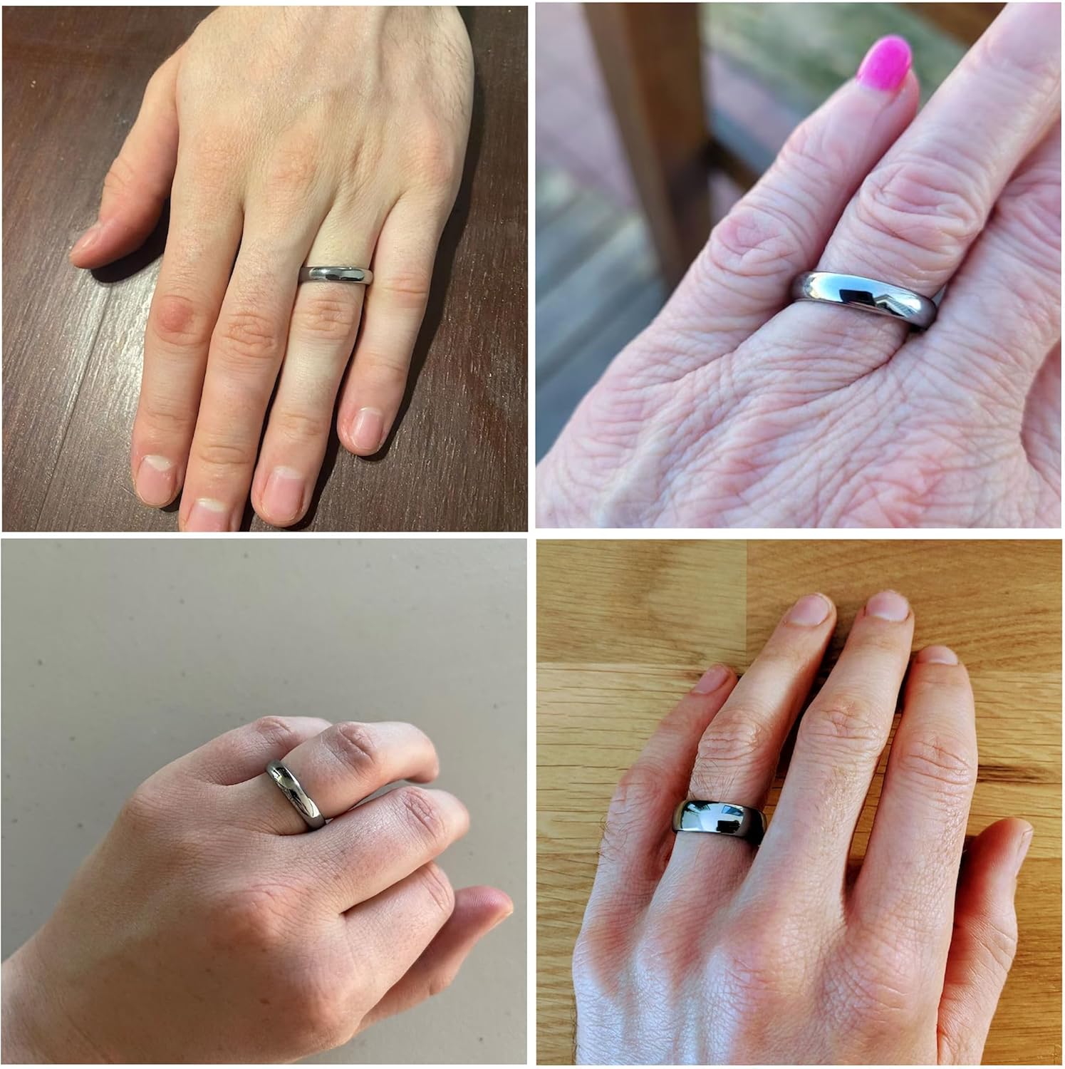 2mm to 10mm Tungsten Carbide Classic Wedding Ring Polished Band