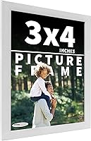 Vista 23 de Poster Palooza Marco de fotos de madera de pino macizo blanco de 18 x 8 Acrílico UV, respaldo de tablero de espuma y accesorios para colgar