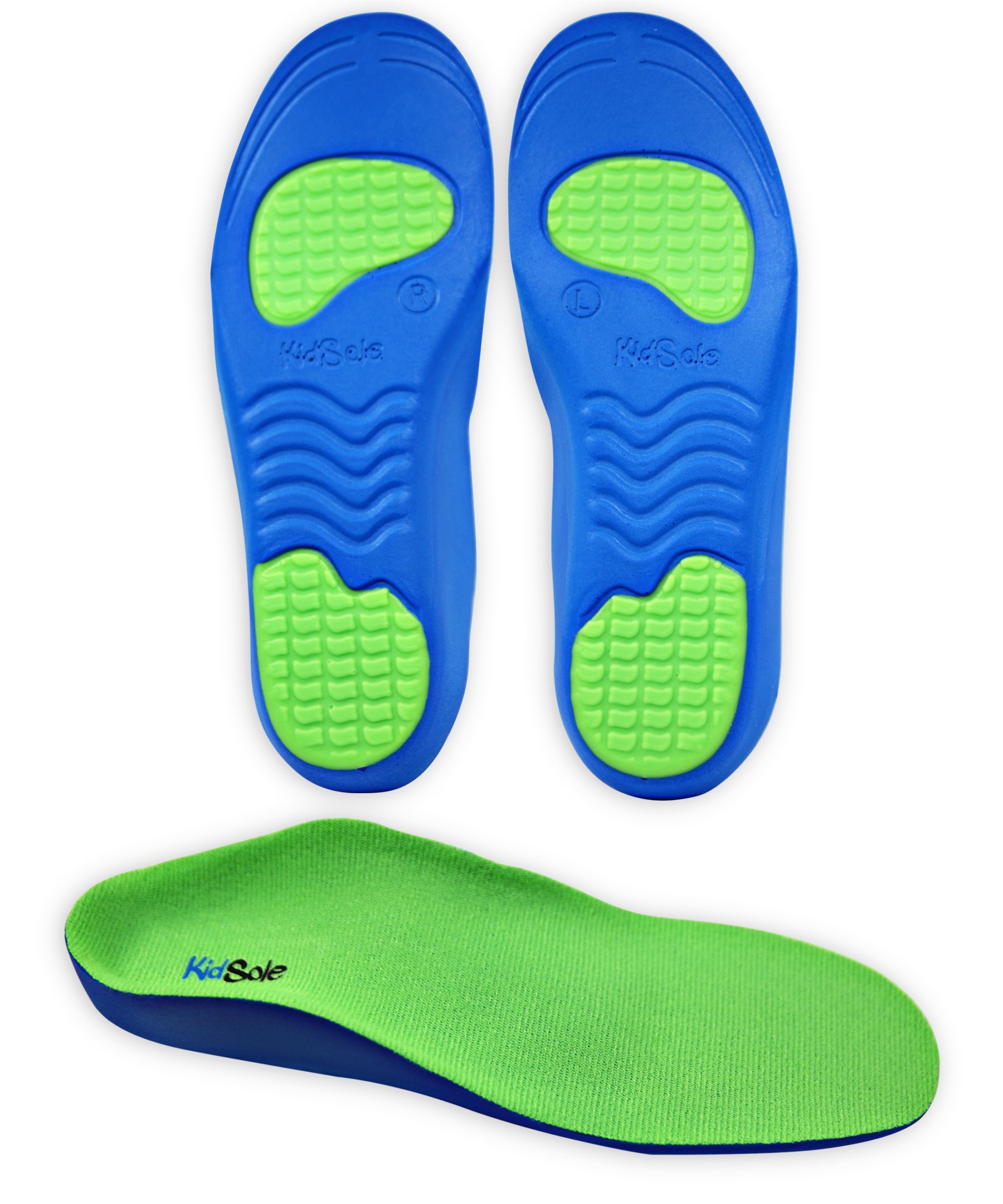 Neon Fix Premium Medical Grade Insole for Children with Heel and Arch Problems ((18 CM) Kids Size 10-12)