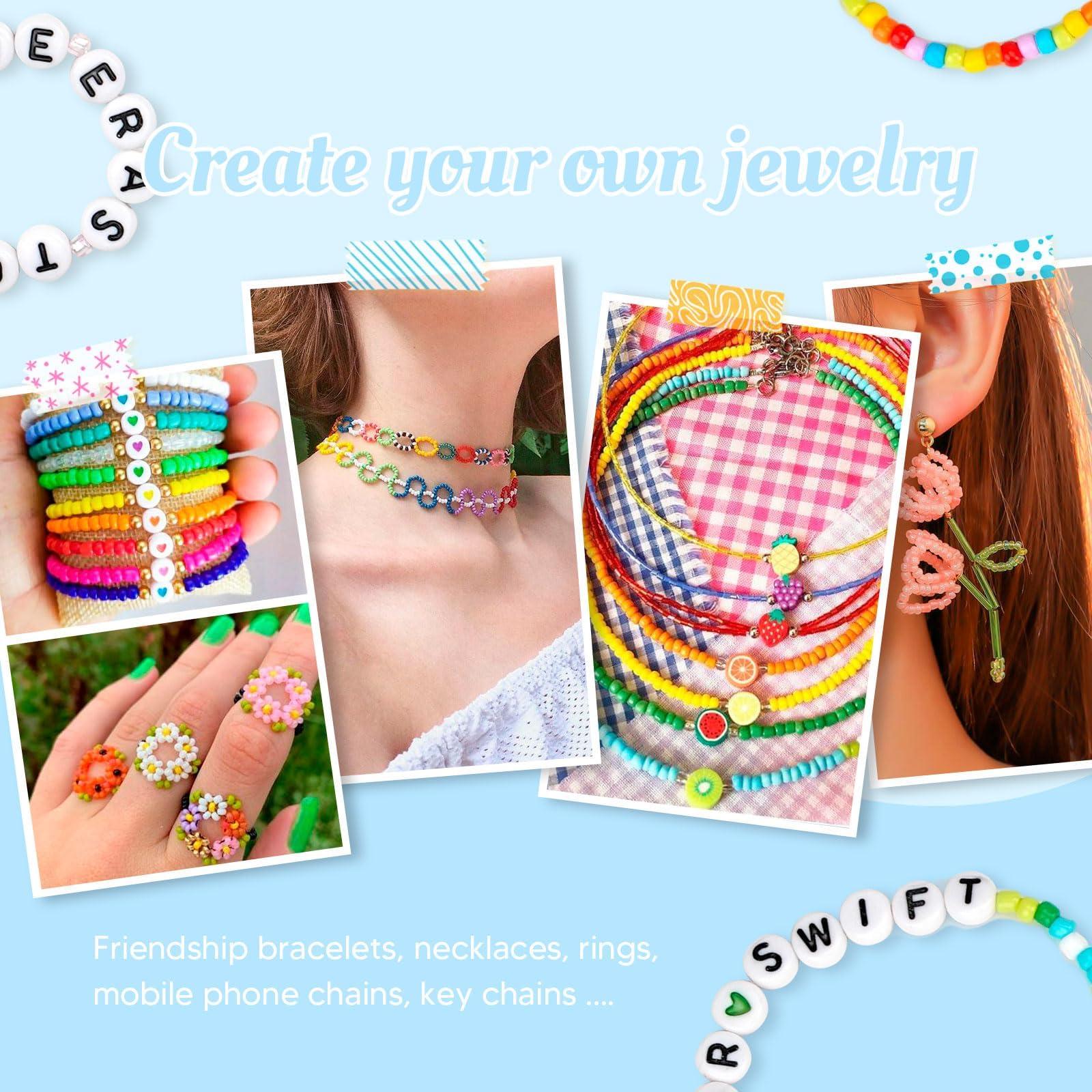 Amazon.com: Dowsabel Friendship Bracelet Kit, 10000 Pcs 3mm