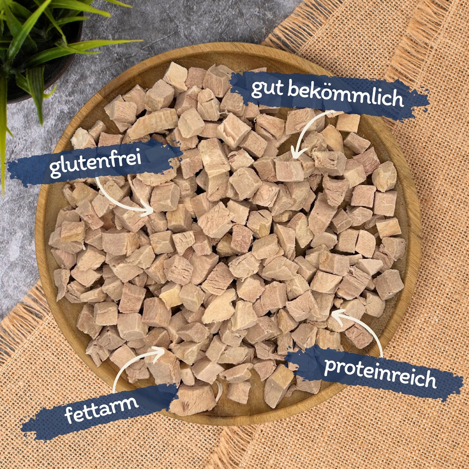 Lyra Pet® 5 kg (25x200 g) Entenbrustwürfel gefriergetrocknet Hund & Katze | Snack aus Ente für Hunde & Katzen - Getreidefreies & fettarmes Leckerli - Auch für Kitten, Welpen & Senioren - Proteinreich