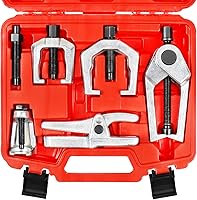 Vista 10 de YSTOOL Juego de herramientas de servicio frontal con separador de rótula automotriz, extractor de extremo de barra de acoplamiento, removedor