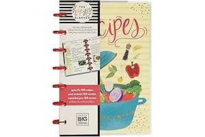 Me & My Big Ideas Happy Planner Recipe Organizer Mini Recipe Foodie